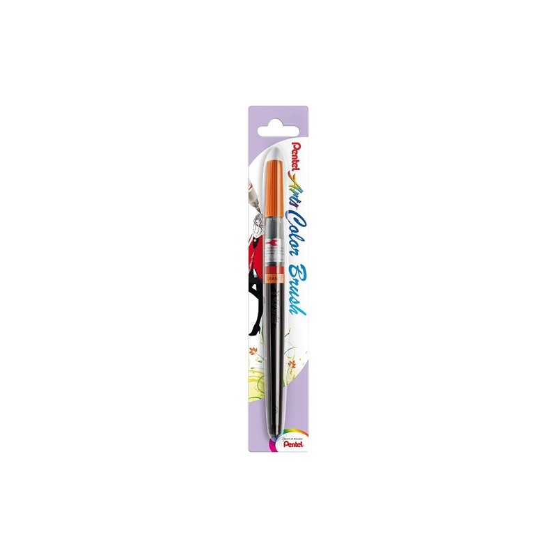 Material Bellas Artes - Pintura - Pincel \"Colour Brush\" recargable Pentel, Naranja 107 | totenart.com