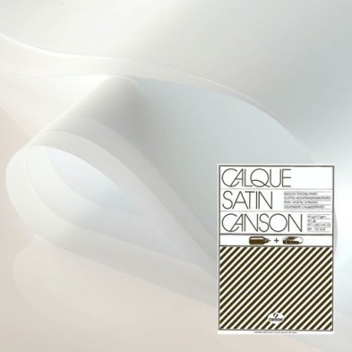 Material Bellas Artes - Pintura - - Papel Vegetal Calco Satin 92/95 gr, 59,4x84,1 cm (A1), Canson | totenart.com