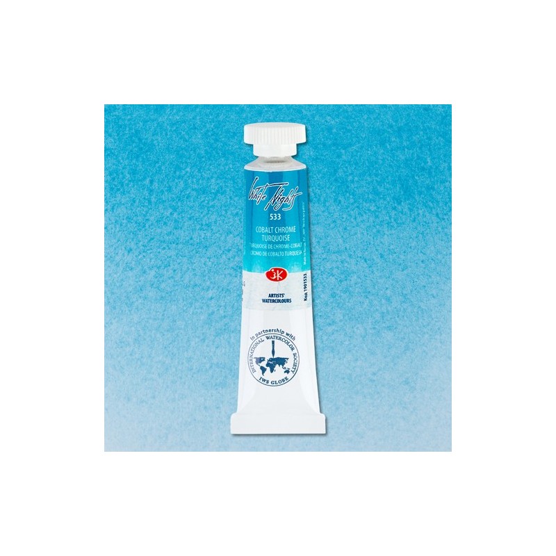Material Bellas Artes - Pintura - Acuarelas White Nights en tubo 10 ml. Turquesa de Cobalto Cromo 533 ** | totenart.com