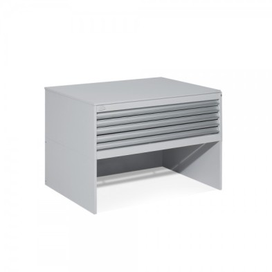 Material Bellas Artes - Maquinaria - Archivador Horizontal 5 cajones Melamina Gris, A0 PLUS, CON SOPORTE | totenart.com