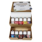 Material Bellas Artes - Pintura - Cofre Colección Marbling 10x45 ml. Pebeo | totenart.com