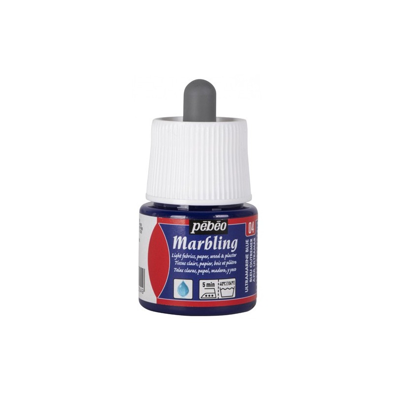 Material Bellas Artes - Pintura - Pintura para marmoleado - Marbling PEBEO Azul Ultramar 45 ml. | totenart.com