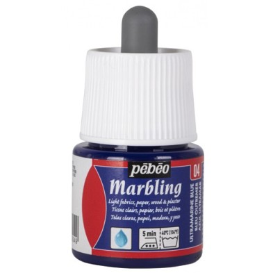 Material Bellas Artes - Pintura - Pintura para marmoleado - Marbling PEBEO Azul Ultramar 45 ml. | totenart.com