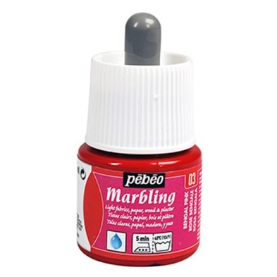 Material Bellas Artes - Pintura - Pintura para marmoleado - Marbling PEBEO Rosa Bengala 45 ml. | totenart.com