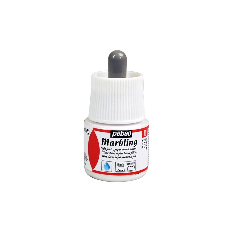 Material Bellas Artes - Pintura - Pintura para marmoleado - Marbling PEBEO Blanco 45 ml. | totenart.com