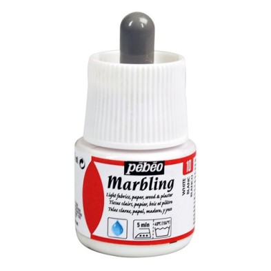 Material Bellas Artes - Pintura - Pintura para marmoleado - Marbling PEBEO Blanco 45 ml. | totenart.com