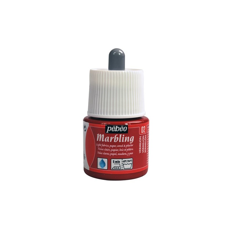 Material Bellas Artes - Pintura - Pintura para marmoleado - Marbling PEBEO Bermellón 45 ml. | totenart.com
