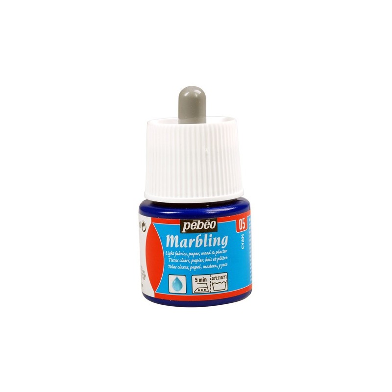 Material Bellas Artes - Pintura - Pintura para marmoleado - Marbling PEBEO Cyan 45 ml. | totenart.com