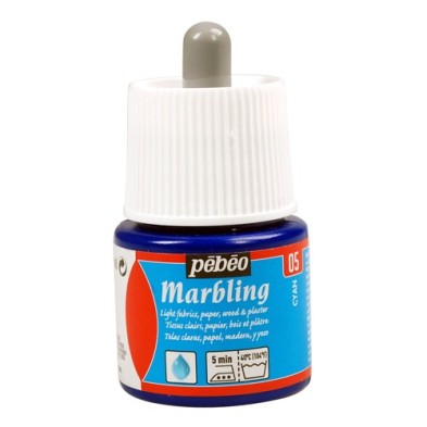 Material Bellas Artes - Pintura - Pintura para marmoleado - Marbling PEBEO Cyan 45 ml. | totenart.com