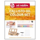 Material Bellas Artes - Pintura - Set Callisto Óleo Art Creation 12 colores (12 ml) + Caja Caballete | totenart.com