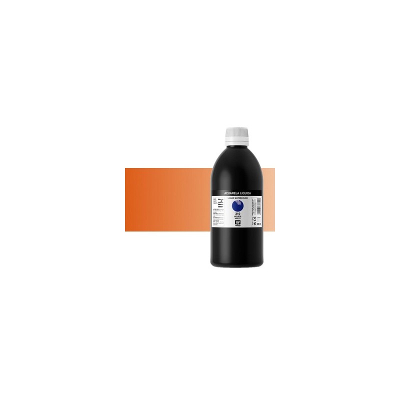 Acuarela Liquida Vallejo 610 Marrón Dorado, 500 ml.