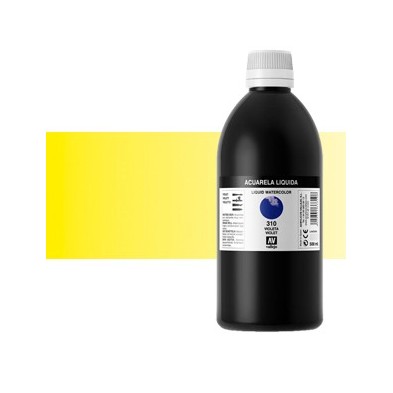 Acuarela Liquida Vallejo, n. 110 Amarillo Limon, 500 ml.