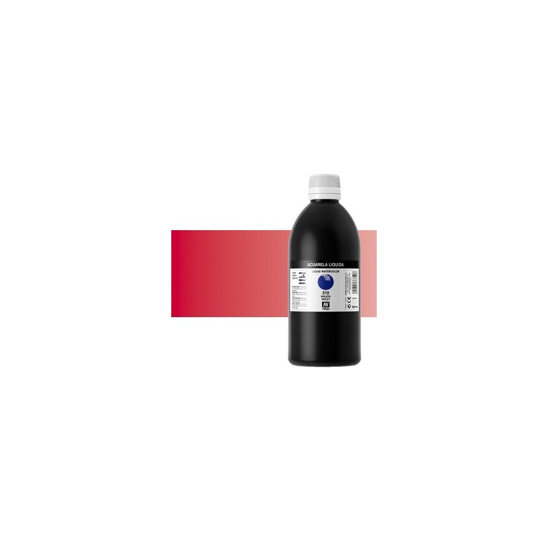 Acuarela Liquida Vallejo n. 230 Rojo Intenso, 500 ml.