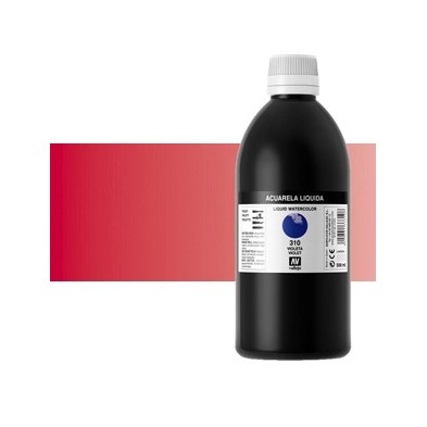Acuarela Liquida Vallejo n. 230 Rojo Intenso, 500 ml.