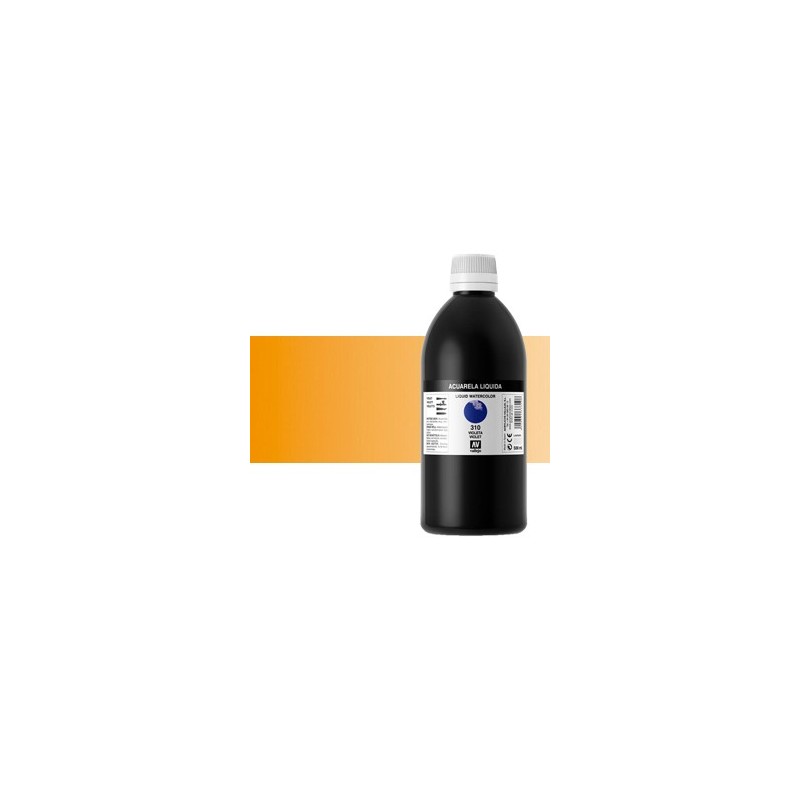 Acuarela Liquida Vallejo n. 150 Naranja, 500 ml.