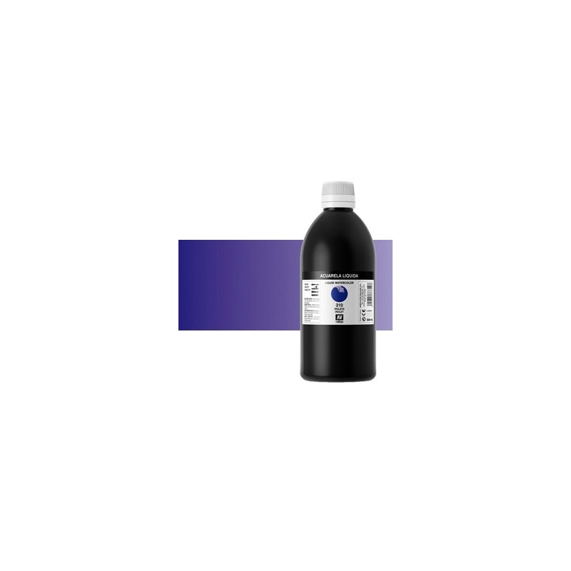 Acuarela Liquida Vallejo n. 310 Violeta, 500 ml.