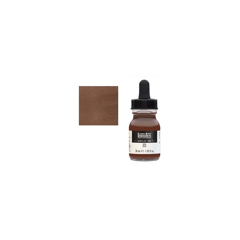 Material Bellas Artes - Pintura - Tinta Acrilica Liquitex n. 609 Sepia, 30 ml. | totenart.com