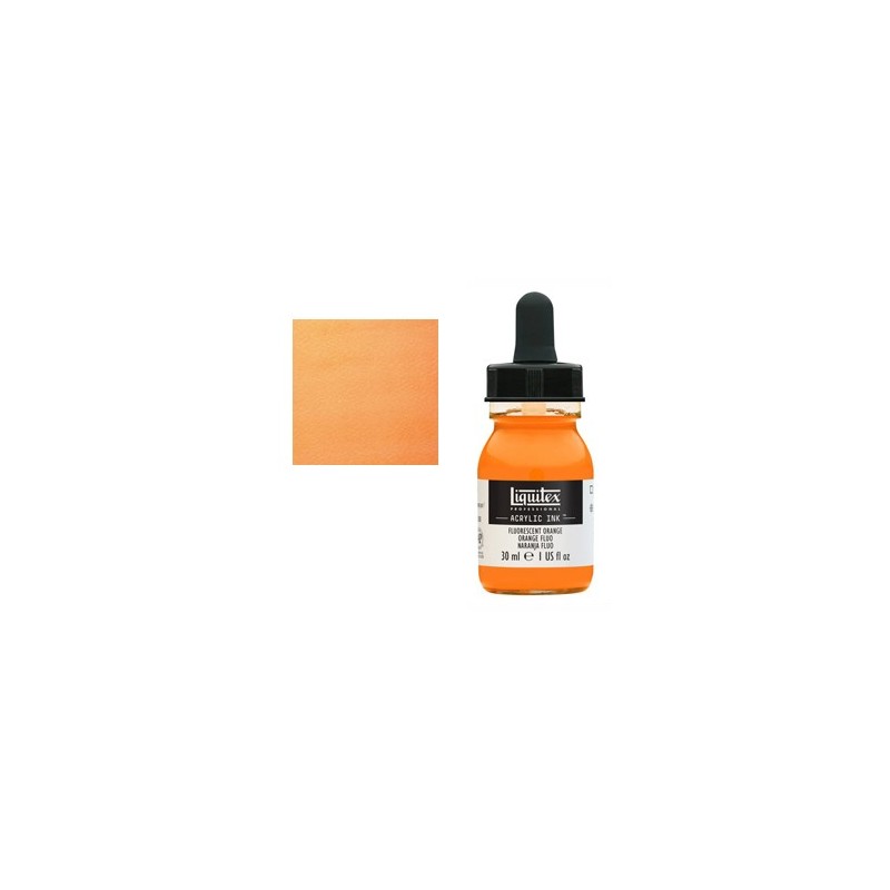Material Bellas Artes - Pintura - Tinta Acrilica Liquitex n. 982 Naranja Fluorescente, 30 ml. | totenart.com