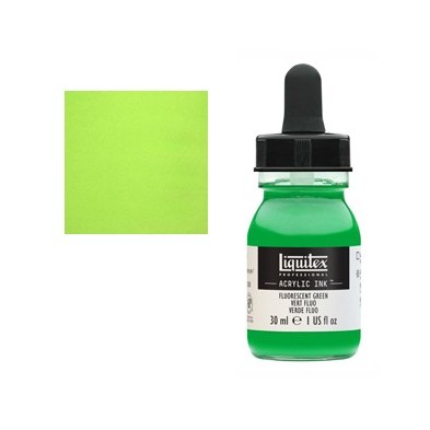 Material Bellas Artes - Pintura - Tinta Acrilica Liquitex n. 985 Verde Fluorescente, 30 ml. | totenart.com