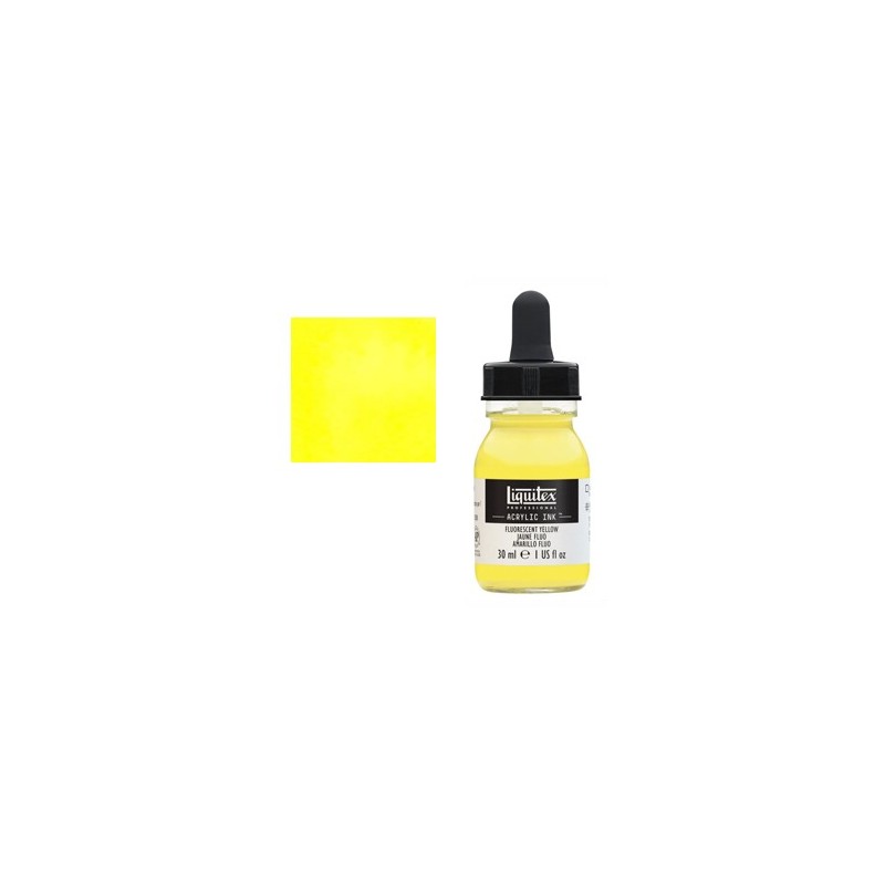 Material Bellas Artes - Pintura - Tinta Acrilica Liquitex n. 981 Amarillo Fluorescente, 30 ml. | totenart.com