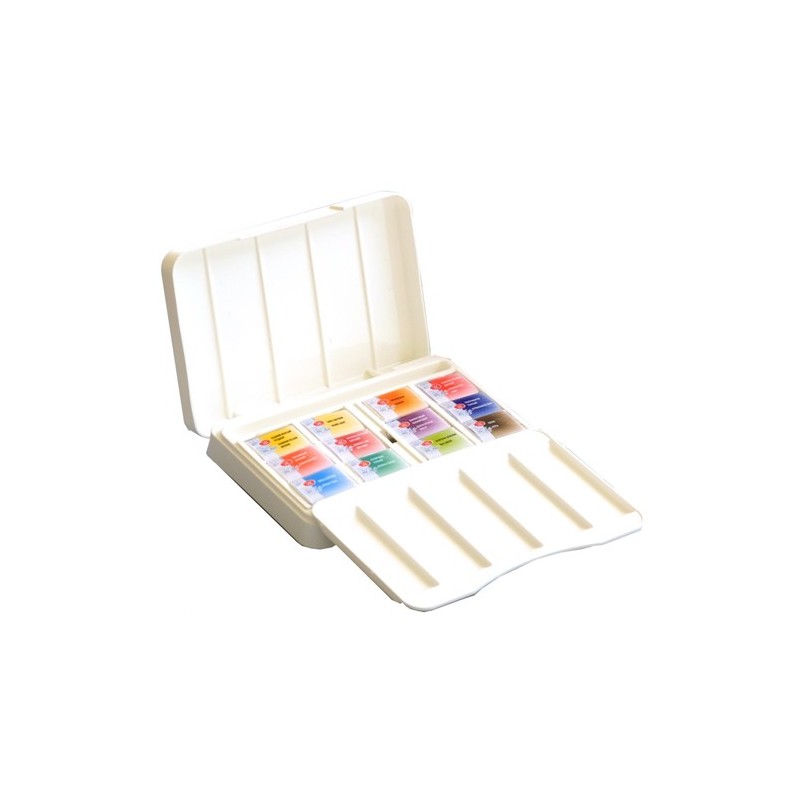 Material Bellas Artes - Pintura - Set acuarela EDICIÓN LIMITADA 12 godets \"Botanica\", estuche de plástico, White Nights | tote