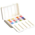 Material Bellas Artes - Pintura - Set acuarela EDICIÓN LIMITADA 12 godets \"Botanica\", estuche de plástico, White Nights | tote