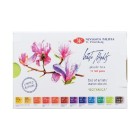 Material Bellas Artes - Pintura - Set acuarela EDICIÓN LIMITADA 12 godets \"Botanica\", estuche de plástico, White Nights | tote