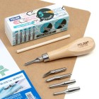 Material Bellas Artes - Pintura - Lino cutter set con 5 gubias Milan | totenart.com