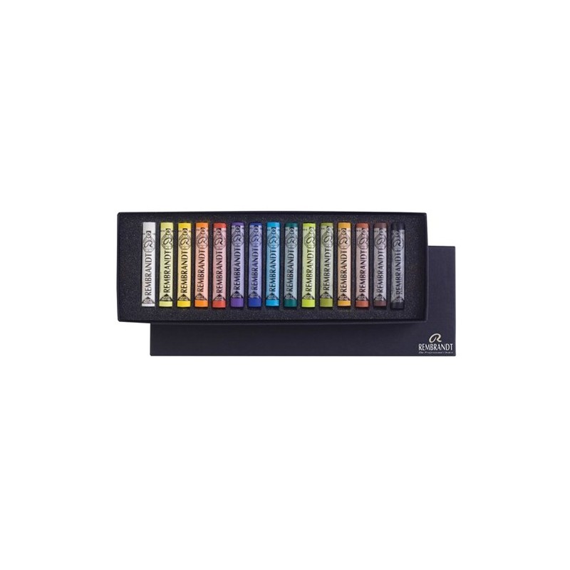 Material Bellas Artes – pintura-y-dibujo - Caja pastel Rembrandt 15 colores, Seleccion General | totenart.com