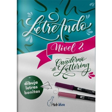 Material Bellas Artes - Pintura - Cuaderno Letreando 2: Perfeccionamiento del Lettering, Tombow | totenart.com