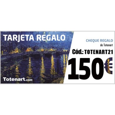 Material Bellas Artes - Pintura - Tarjeta Regalo 150 Euros | totenart.com