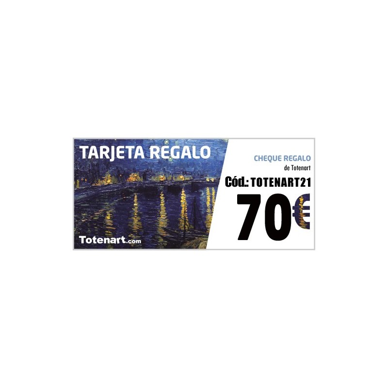 Material Bellas Artes - Pintura - Tarjeta Regalo 70 Euros | totenart.com