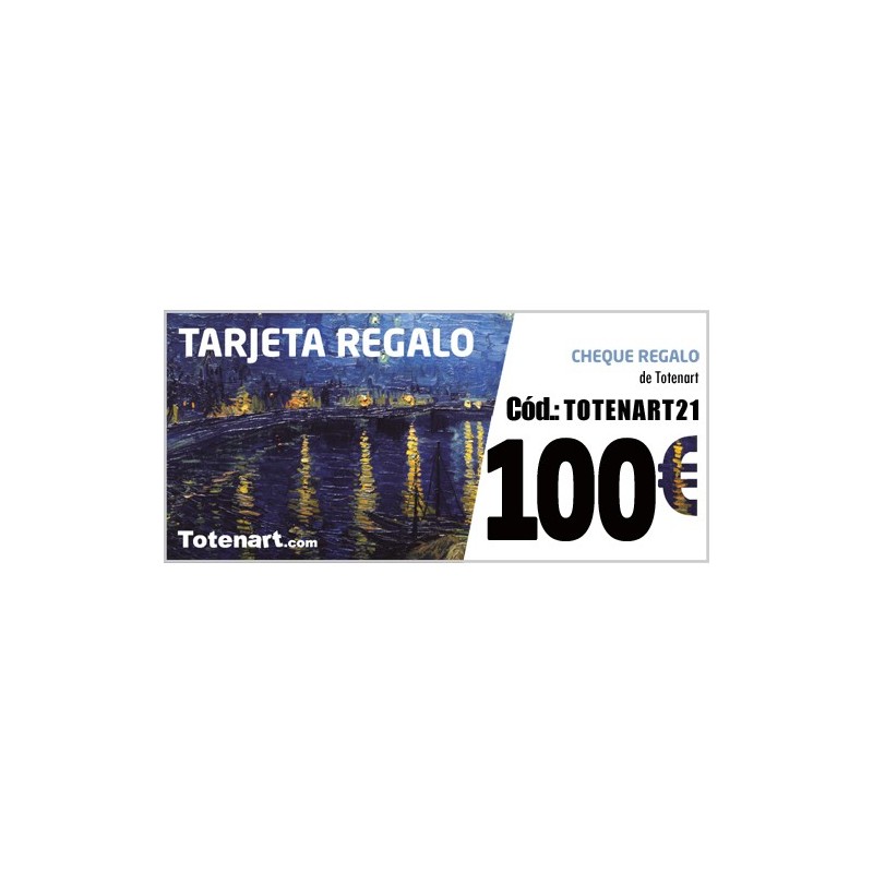 Material Bellas Artes - Pintura - Tarjeta Regalo 100 Euros | totenart.com
