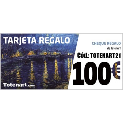 Material Bellas Artes - Pintura - Tarjeta Regalo 100 Euros | totenart.com