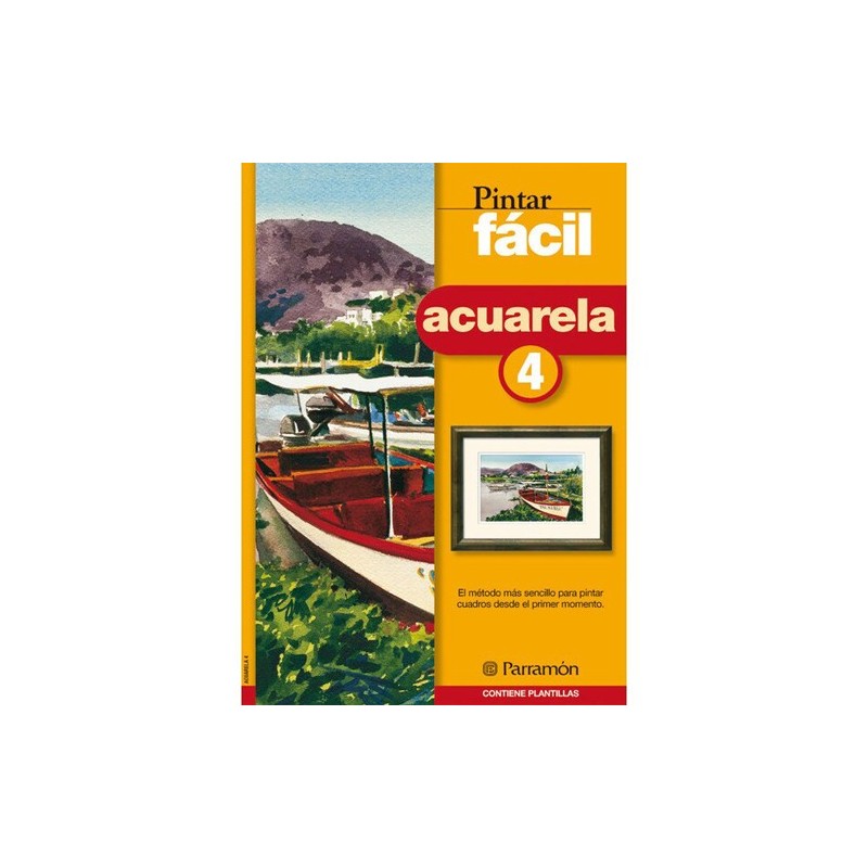 Material Bellas Artes - Pintura - Cuaderno Pintar Fácil Acuarela 4, Parramón *** | totenart.com