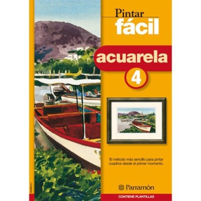 Material Bellas Artes - Pintura - Cuaderno Pintar Fácil Acuarela 4, Parramón *** | totenart.com