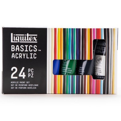 Material Bellas Artes - Pintura - Estuche con 24 colores acrílicos Liquitex Basics (22 ml) | totenart.com