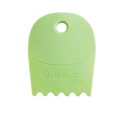 Material Bellas Artes - Pintura - Espátula de nylon duro contorno nº 22 verde, Catalyst Princeton | totenart.com