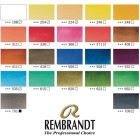 Material Bellas Artes - Pintura - Caja madera Traditional P 24 pastillas de acuarelas Rembrandt | totenart.com