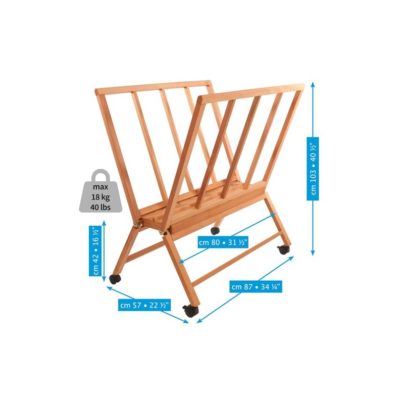 Materiales Bellas Artes-Portacarpetas y laminas plegable grande