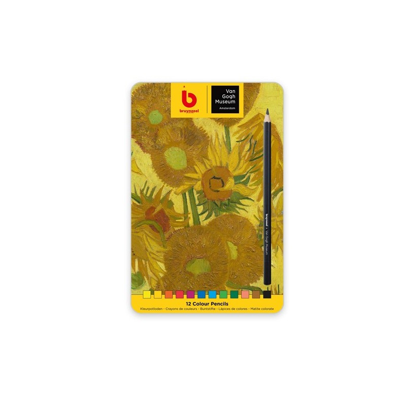 Material Bellas Artes – pintura-y-dibujo - Estuche de 12 lápices color Sakura Bruynzeel | totenart.com