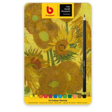 Material Bellas Artes – pintura-y-dibujo - Estuche de 12 lápices color Sakura Bruynzeel | totenart.com