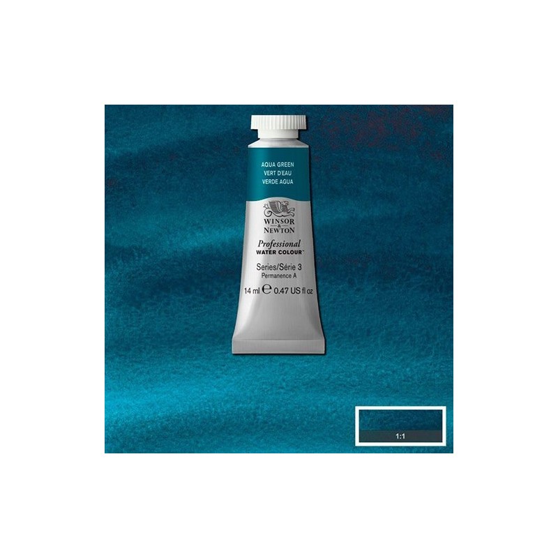 Material Bellas Artes - Pintura - Acuarela Profesional Winsor & Newton color verde agua 697 (14 ml) S3 | totenart.com