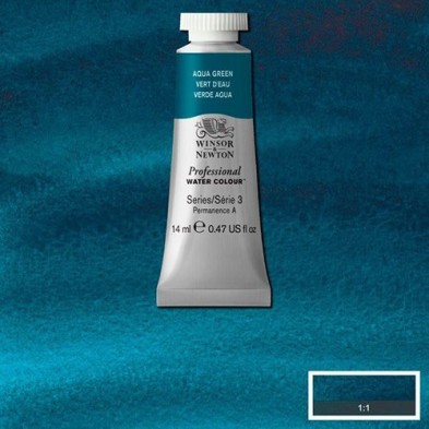 Material Bellas Artes - Pintura - Acuarela Profesional Winsor & Newton color verde agua 697 (14 ml) S3 | totenart.com