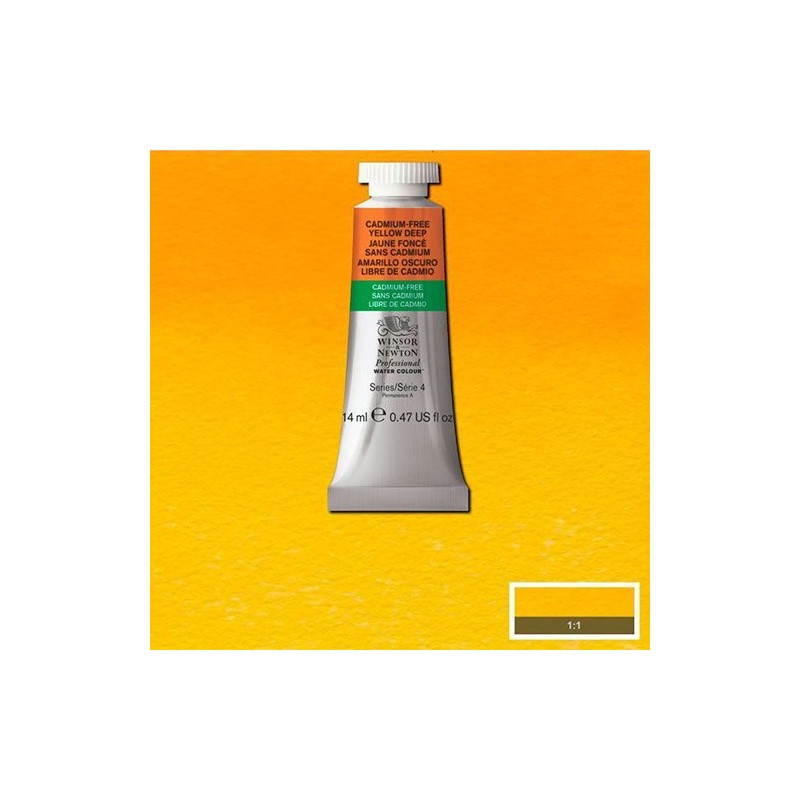 Material Bellas Artes - Pintura - Acuarela Profesional Winsor & Newton color amarillo oscuro libre de cadmio 891 (14 ml) S4 | to