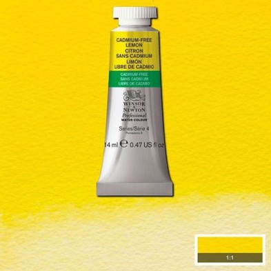 Material Bellas Artes - Pintura - Acuarela Profesional Winsor & Newton color amarillo limón libre de cadmio 898 (14 ml) S4 | tot