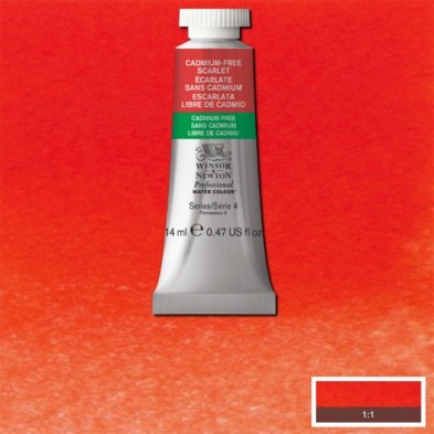 Material Bellas Artes - Pintura - Acuarela Profesional Winsor & Newton color escarlata libre de cadmio 903 (14 ml) S4 | totenart
