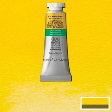 Material Bellas Artes - Pintura - Acuarela Profesional Winsor & Newton color amarillo claro libre de cadmio 907 (14 ml) S4 | tot