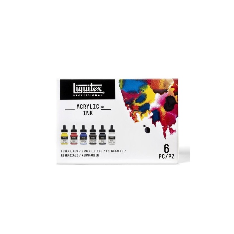 Material Bellas Artes - Pintura -  Tinta acrilica Liquitex, Set 6 colores clásicos | totenart.com