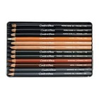 Material Bellas Artes – pintura-y-dibujo - Caja metal Graphic Esbozo Conte 12 uds. | totenart.com